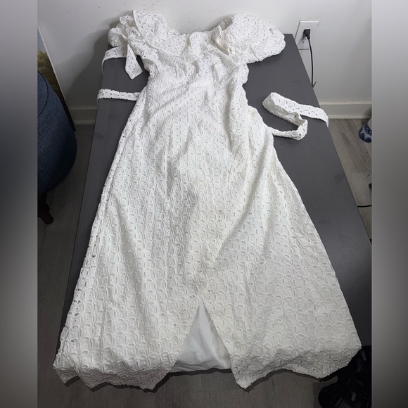 PAPER LONDON Gaga Frill Cotton Dress NWT - Picture 9 of 12